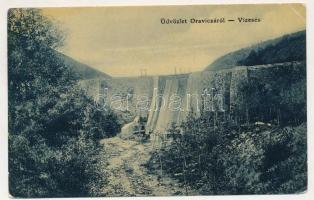 1910 Oravicabánya, Oravica, Oravita; Vízesés. W. L. 1210. Mich. Theodorovits kiadása / waterfall (ázott / wet damage)