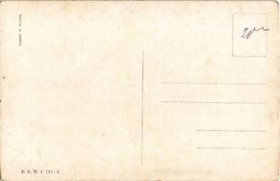 Szivarozó férfiak / Cigar smoking men. B.K.W.I. 719-3. s: Carl Josef (kopott sarkak / worn corners)