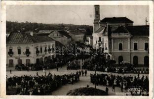1940 Zilah, Zalau; bevonulás / entry of the Hungarian troops + "1940 Zilah visszatért" So. Stpl. (fl)