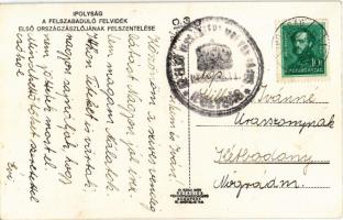 1938 Ipolyság, Sahy; bevonulás. A felszabaduló Felvidék első Országzászlójának felszentelése / entry...