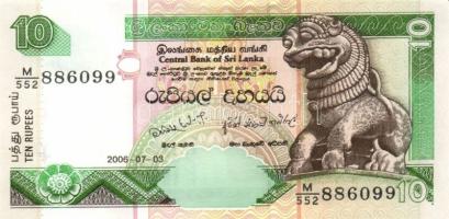 Sri Lanka 2006 10R (3x) egymás utáni sorszámokkal T:UNC