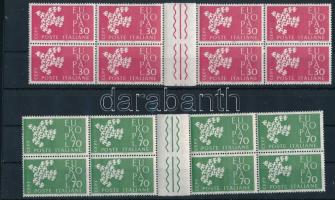 Olaszország 1961 Europa CEPT ívközéprészes nyolcastömbök