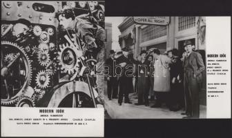 cca 1939 előtt készült, "Modern idők" című amerikai film jelenetei és szereplői (főszerepl...