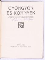 2 db dekoratív Kner kiadvány: Antal Sándor: Jörru története. Novellák. Gyoma, 1913, Kner. Kiadói egé...