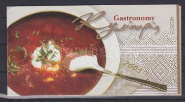 Europa CEPT Gasztronómia bélyegfüzet, Europa CEPT Gastronomy stamp booklet, Europa CEPT Gastronomie Markenheftchen