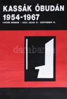 cca 1980-2000 kb. 60 db kiállítási plakát, részben Kassák-Múzeum, papír, feltekerve, vegyes állapotb...