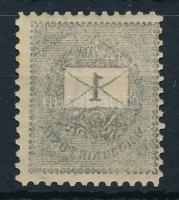 1889 1kr gépszín átnyomattal (14.000)