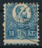 1871 Réznyomat 10kr képbe fogazva