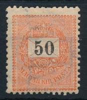 1898 50kr (50.000) (foghibák / perf. faults)