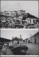 cca 1910 Budapest, Tabán, 2 db modern nagyítás, jelzés nélkül, 15x21 cm