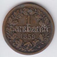 Német Államok/Baden 1859. 1Kr T:3