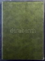 10 vastag fekete lapos nagyalakú berakó, zöld borítóval