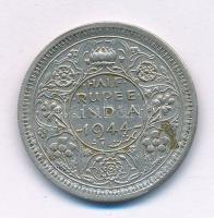 Brit-India 1944. 1/2R Ag "VI. György" T:XF patina British India 1944. 1/2 Rupee Ag "George VI" C:XF patina Krause KM#552