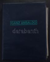 157 db modern blokk, kisív, teljes ív, jobbakkal, házi készítésű albumban