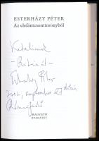 Esterházy Péter: Az elefántcsonttoronyból. A szerző, Esterházy Péter (1950-2016) Kossuth- és József ...