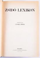 Magyar zsidó lexikon. Szerk.: Ujvári Péter. Bp., 1929, Zsidó Lexikon (Pallas-ny.), 8 sztl. lev.+ 1028 p. Kiadói aranyozott egészvászon-kötés, szép állapotban, tulajdonosi bejegyzéssel