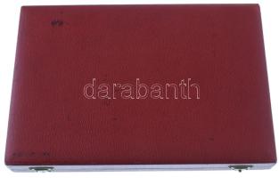 1978. "1918-1978" Lenint ábrázoló egyoldalas, bronz plakett, eredeti dísztokban (110x118mm...