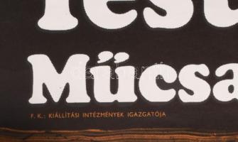 1970 Kondor Béla festőművész kiállítása, Műcsarnok. Plakát, ofszet, papír. Offset-Nyomda Hajtásnyomo...