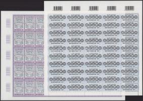 2001 Művészetek (I.) sor teljes ívekben