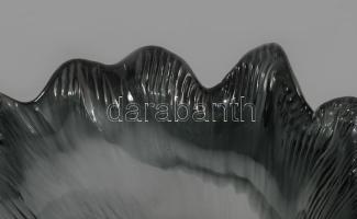 Moycor nagy méretű design kristály váza. Jelzett, hibátlan. 27x17x21 cm