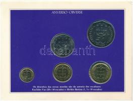 Portugália 1986. 1-50Esc (5xklf) forgalmi sor karton dísztokban T:UNC
Portugal 1986. 1 Escudo - 50 ...