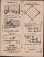 cca 1930 Stadler Mihály 22. sz. árjegyzék sodrony- és lakatosárukról. 28p. Képes termékbemutató füze...
