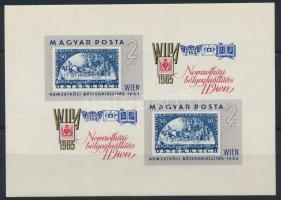 1965 WIPA vágott kisív (4.500)