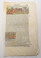 cca XVIII. sz.-XIX. sz. eleje, német nyelvű könyv/lexikon töredéke, 16 lap, benne többek közt a zsid...