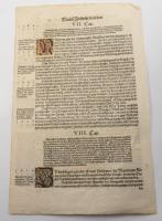 cca XVIII. sz.-XIX. sz. eleje, német nyelvű könyv/lexikon töredéke, 16 lap, benne többek közt a zsid...