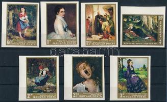 1966 Festmények (I.) vágott sor (4.500) (ujjlenyomatok / fingerprints)