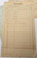 cca 1800-1860 A Diviaczky családdal kapcsolatos 3 db irat, közte Diviaczky István hagyatékából szárm...