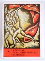 A Magyar Tanácsköztársaság művészete. Aradi Nóra bevezető tanulmányával. A képismertetőket írta: Győrffy Sándor. A képeket vál. Cseh Mária, és Theisler György. Bp., 1979, Képzőművészeti Alap, 16 sztl. lev.+ 32 t. Teljes! Kísérőfüzettel. Benne Bortnyik Sándor, Vértes Marcell, Biró Mihály, Jeges Ernő, Pór Bertalan, Uitz Béla, Faragó Géza, Székely Andor, Földes Imre, Végh Gusztáv, Azary-Prihoda István, Berény Róbert, Nemes Lampérth József, Egry József és mások munkáinak reprodukcióival. Kiadói sérült , kopott papírmappában