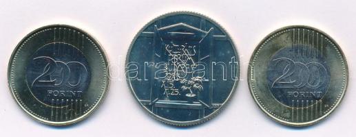 1985. 100Ft Cu-Ni "Kulturális Fórum" + 2023. 200Ft "Petőfi" + 2024. 200Ft "...