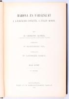 Dr. Lehmann Alfréd: Babona és varázslat a legrégibb időktől a jelen korig. I. kötet. Bp., 1900, K. M. Természettudományi Társulat. Kiadói egészvászon kötés, festett lapélek, kissé kopottas állapotban.
