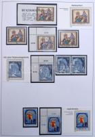 Ausztria 1974-1985 Több példányos főleg bélyegzett luxus gyűjtemény szép bélyegzésekkel közte blokko...