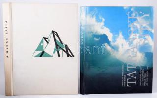 2 Tátra könyv: Ivan Bohus Jaroslav Procházka: Tatranské stíty (A Tátra hegycsúcsai - szlovák nyelvű) Rendkívül gazdag képanyaggal illusztrálva. Kiadói kartonált papírkötés.    A Magas-Tátra. A Tátrai Nemzeti Park. Összeállította és a bevezetőt írta: Milan Hirs. Ford.: Tanya Pál. Pozsony (Bratislava), 1964, Osveta. Rendkívül gazdag képanyaggal illusztrálva. Kiadói egészvászon-kötés,