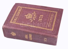 Gothaisches Genealogisches Taschenbuch der freiherrlichen Häuser 1878. Gotha, 1878, Justus Perthes. ...