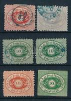 DDSG 4 db bélyeg + 2 újnyomat