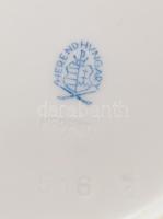 2 db Herendi Apponyi mintás porcelán süteményes tányér. Kézzel festett, jelzett, hibátlan. d: 19 cm,...