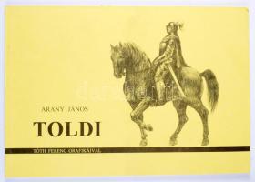 Arany János: Toldi. Tóth Ferenc rajzaival. H.n., é.n., Biró family. 62 p + 12 t. Fekete-fehér képtáblákkal. Kiadói papírkötés