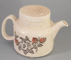 4 személyes angol kőporcelán teás és reggeliző készlet, Jelzett, matricás, hibátlan