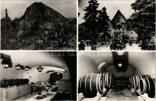 1973 Celldömölk, FMSZ Sághegyi turistaszálló és borpincéje, belső. Képzőművészeti Alap (EB)