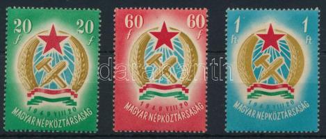 1949 Alkotmány (I.) sor makkos vízjellel (28.000)