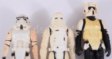 5 db Star Wars Logray és birodalmi katona akciófigura 7,5-8 cm
