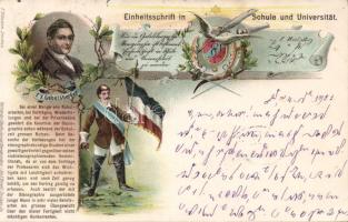 Stenography with Gabelsberger litho (EB)