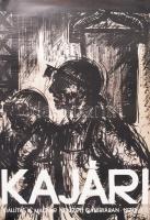 1970 Kajári, kiállítás a Magyar Nemzeti Galériában, plakát, ofszet, papír, jelzett a plakáton, Offset-nyomda, feltekerve, 83x56,5 cm
