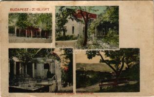 1925 Budapest XII. Zugliget, Fácántelepi villa részlet. Virág Károly és Társa kiadása (felületi kopás / worn surface)