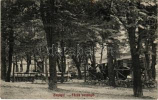 1911 Budapest XII. Zugliget, Fácán vendéglő, étterem kerthelyisége (EK)