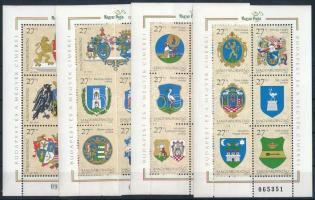 1997 Budapest és a megyék címerei (II.) 2 blokk pár