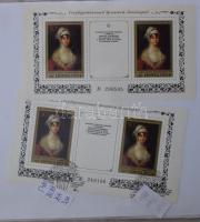 Szovjetunió modern tétel sok blokkal és kisívvel A4-es és közepes berakóban + jó minőségű ívberakóban + iratrendezőben, dobozban